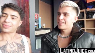 LatinoJuice.com - Straight Latino teens turned gay having intense foursome