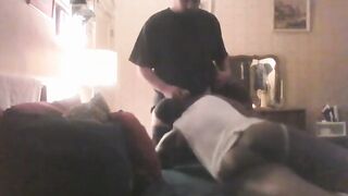 Verbal White Thug Spunks Black Crossdresser's Face