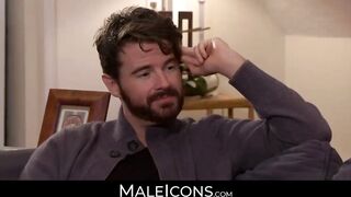 MaleIcons.com - JD Phoenix savoring Brendan Phillips' big cock with passionate riding