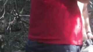 Bareback Fun in the Forest with a Horny Amateur