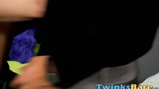 Three twinks enjoy cocksucking and fucking each other raw