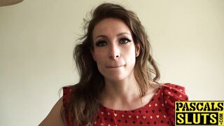 British babe Ava Austen drilled doggy style by Pascal White