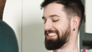 Lovely Alex Montenegro receives a facial after hotties Jason Vario and Thyle Knoxx fu