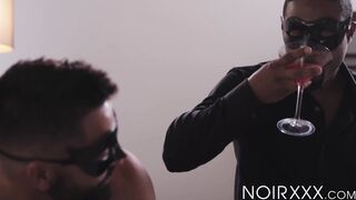 Buffed DeAngelo Jackson fucks Dominic Pacifico hard on his back until cumshot