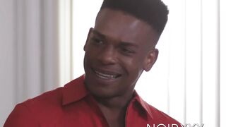 Jock Andre Donovan bullies the inside of my ass and mouth using his schlong