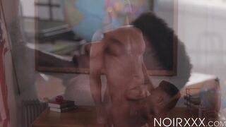 Jock Andre Donovan bullies the inside of my ass and mouth using his schlong