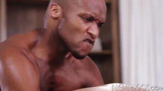 Big dicked Andre Donovan severely throatfucked and ass stretched me