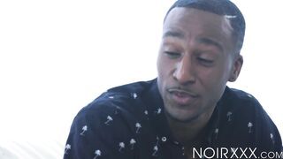 Group of dark dudes including Aaron Reese indulge in cock sucking and anal sex