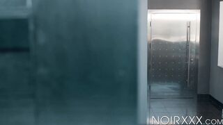 Naughty Adrian Hart expels cum while I work on his dark ass hole