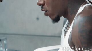 Interview with baller Deep Dic turns to ball sucking and anal pounding