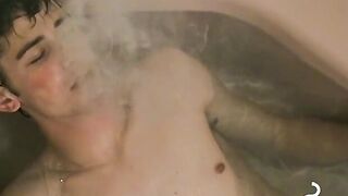 Twinks smoking and anal escapade with his curious partner