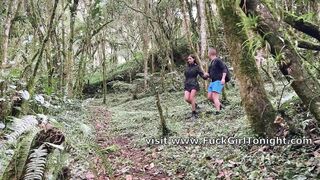 TRY NOT CUM WITH THIS FUCK IN THE FOREST LOOKING FOR SOME PRIVACY