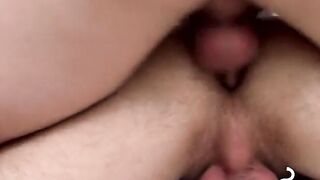 Attractive twink stepson loves riding daddy and doing anal