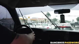 BangbrosPassword.com - Scarlett gets her pussy banged in the city bus by a stranger