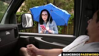 BangbrosPassword.com - Scarlett gets her pussy banged in the city bus by a stranger