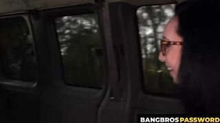 BangbrosPassword.com - Scarlett gets her pussy banged in the city bus by a stranger