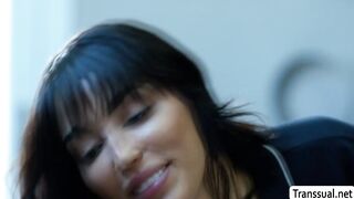 Licks porn video – Lovely Tgirl Jade Venus licks and fucks her hot wife