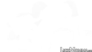 Two babes moan from mutual titty worship and oral sex