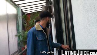 LatinoJuice.com - Latino stud Francis gets dripping wet facial cum from Gustavo