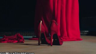 Skinny dipping trouble maker Cherry seduces ex hubby