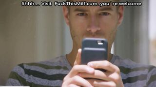 Step sister teaches brother how to fuck