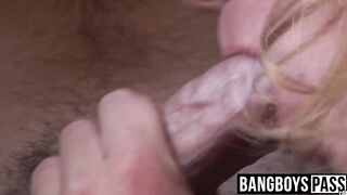 Outdoor group sucking and wild bareback banging for jocks