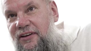 Twiggy teen gets properly stuffed by a horny old grandpa