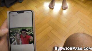 Angel Wicky does some blowing in POV on cheating boyfriend