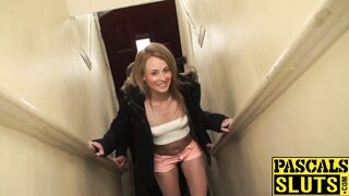 Young sub Carmel Anderson riding hardcore for jizz in mouth