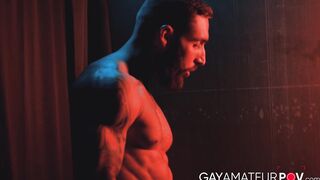 Muscular Tony D Angelo hard banged blindfolded Rocky Vallarta in the shadow