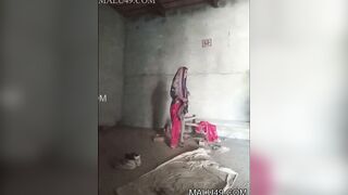 Horny Indian Wife Blowjob and Standing Fucking