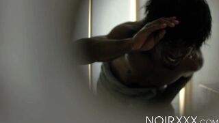 I sucked Jordan Jamesons black cock before he ravaged my shaved hole