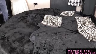 MatureLacey.com - GILF's raunchy oral before taking a massive cock