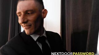 Stepdad Jax Thirio pounds out coworker Brandon Andersons asshole in office