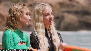 Surf Bunnies Bella, Kelly, Christy Seduce Instructor