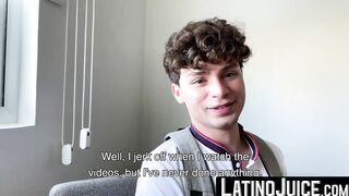 LatinoJuice.com - Curly twink Joe Dave suffers from extensive ass pounding from Igor
