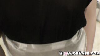 POV blowing and pussy fucking for servant Denise Martin