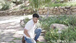 I fucked bearded Dillon Diaz first before he drilled my meaty ass