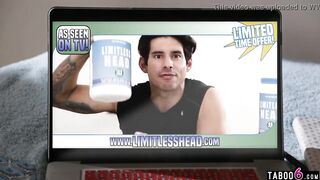 Energy supplement made hispanic 19 yo Gina Valentina suck many dicks