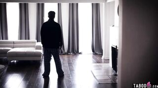 Insomniac stepdad lusts for Cutie hispanic eighteen step-daughter Savannah Sixx