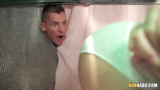 Sofia Lee and Aaeysha are sharing Thomas J's huge penis