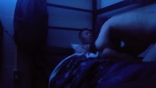 2 Goofs Have A 3Some On A Little Booty Bed A Blue Room!!