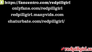 crazy sexy red haired redpillgirl creampied on the table