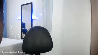 18 Yo Hispanic Shows Asshole Closeup