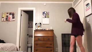 Fine AF College Women Spied Into Her Room