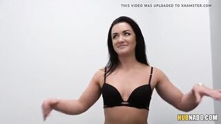 Sofia The Bum is doing casting couch interview with James