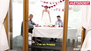 LETSDOEIT - Czech Bride Cindy Shine Cheat Husband With Stepbro