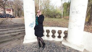 First time inside outside with Lush Lovense two