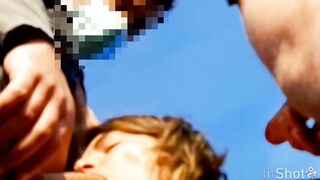 Oral three-way with my fiance and a friend, 2 cocks