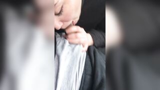 Coworker blowing my cock (my vid)